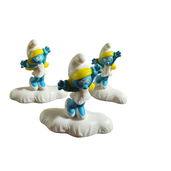 McDonalds Toys Smurf Movie 2017 Peyo Figurine Set Lot of 11 - Picture 2 of 8